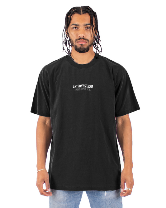AT Black Oversized Tee